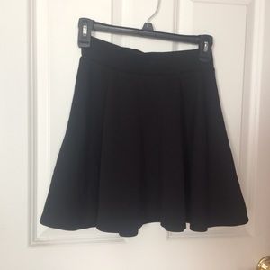 Black skater skirt